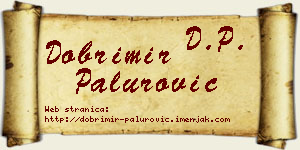 Dobrimir Palurović vizit kartica